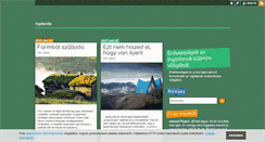 Desktop Screenshot of ingatlandia.blog.hu