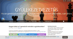 Desktop Screenshot of gyulekezetvezetes.blog.hu