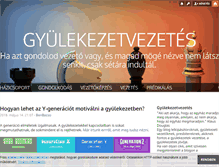 Tablet Screenshot of gyulekezetvezetes.blog.hu
