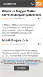 Mobile Screenshot of jatszoterkep.blog.hu