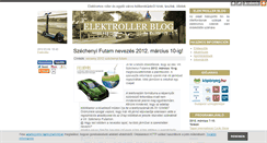 Desktop Screenshot of elektroller.blog.hu