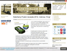 Tablet Screenshot of elektroller.blog.hu