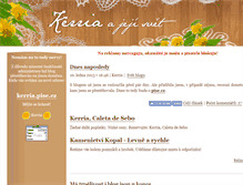Tablet Screenshot of kerria.blog.cz