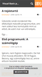 Mobile Screenshot of basic.blog.hu