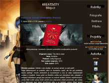 Tablet Screenshot of kreativity.blog.cz