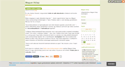 Desktop Screenshot of magyarhirlap.blog.hu