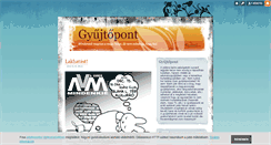 Desktop Screenshot of gyujtopont.blog.hu