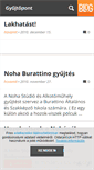 Mobile Screenshot of gyujtopont.blog.hu
