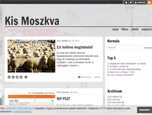 Tablet Screenshot of kismoszkva.blog.hu