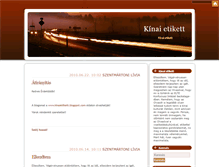 Tablet Screenshot of kinaietikett.blog.hu