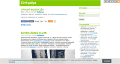 Desktop Screenshot of civilpalya.blog.hu