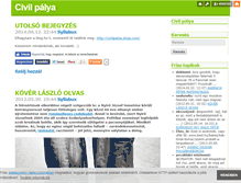Tablet Screenshot of civilpalya.blog.hu
