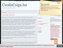 Tablet Screenshot of csodacsiga.blog.hu