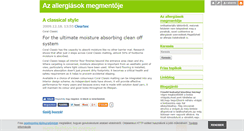 Desktop Screenshot of cleatex.blog.hu