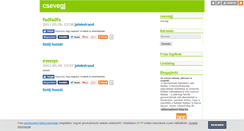 Desktop Screenshot of csevegj.blog.hu
