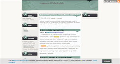 Desktop Screenshot of hasznosweb.blog.hu