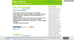 Desktop Screenshot of dejavurevue.blog.hu