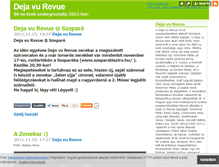 Tablet Screenshot of dejavurevue.blog.hu