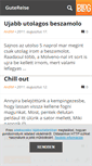 Mobile Screenshot of gutereise.blog.hu