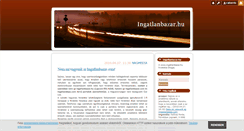 Desktop Screenshot of ingatlanbazarponthu.blog.hu