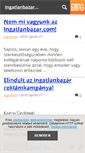Mobile Screenshot of ingatlanbazarponthu.blog.hu