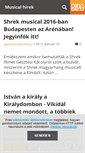 Mobile Screenshot of musicalhirek.blog.hu