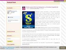 Tablet Screenshot of musicalhirek.blog.hu