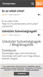 Mobile Screenshot of darkpirates.blog.hu