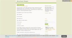 Desktop Screenshot of nemettanarszeged.blog.hu