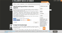 Desktop Screenshot of kosaadam-publicisztika.blog.hu