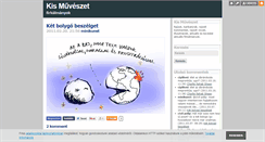 Desktop Screenshot of kismuveszet.blog.hu
