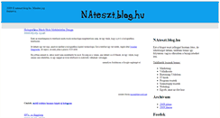 Desktop Screenshot of nateszt.blog.hu