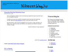 Tablet Screenshot of nateszt.blog.hu