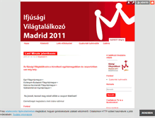 Tablet Screenshot of madrid2011.blog.hu