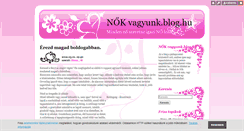 Desktop Screenshot of nokvagyunk.blog.hu