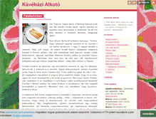 Tablet Screenshot of paradicsommuzsa.blog.hu