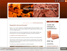 Tablet Screenshot of devecserisoszoba.blog.hu