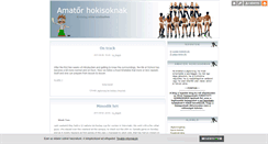Desktop Screenshot of amatorhoki.blog.hu