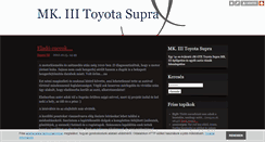 Desktop Screenshot of mk3supra.blog.hu