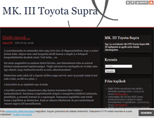 Tablet Screenshot of mk3supra.blog.hu