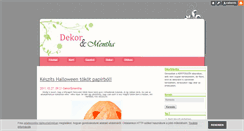 Desktop Screenshot of dekoresmentha.blog.hu