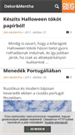Mobile Screenshot of dekoresmentha.blog.hu