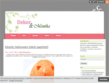 Tablet Screenshot of dekoresmentha.blog.hu
