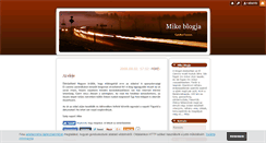 Desktop Screenshot of mike.blog.hu