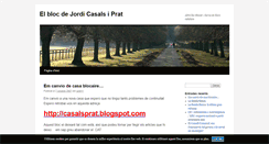 Desktop Screenshot of casalsprat.blog.cat