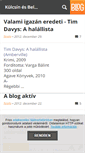 Mobile Screenshot of irodalom.blog.hu