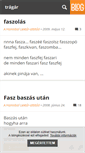 Mobile Screenshot of basszameg.blog.hu