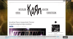 Desktop Screenshot of korn.blog.hu