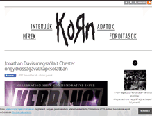 Tablet Screenshot of korn.blog.hu