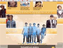 Tablet Screenshot of oneband-czfans.blog.cz